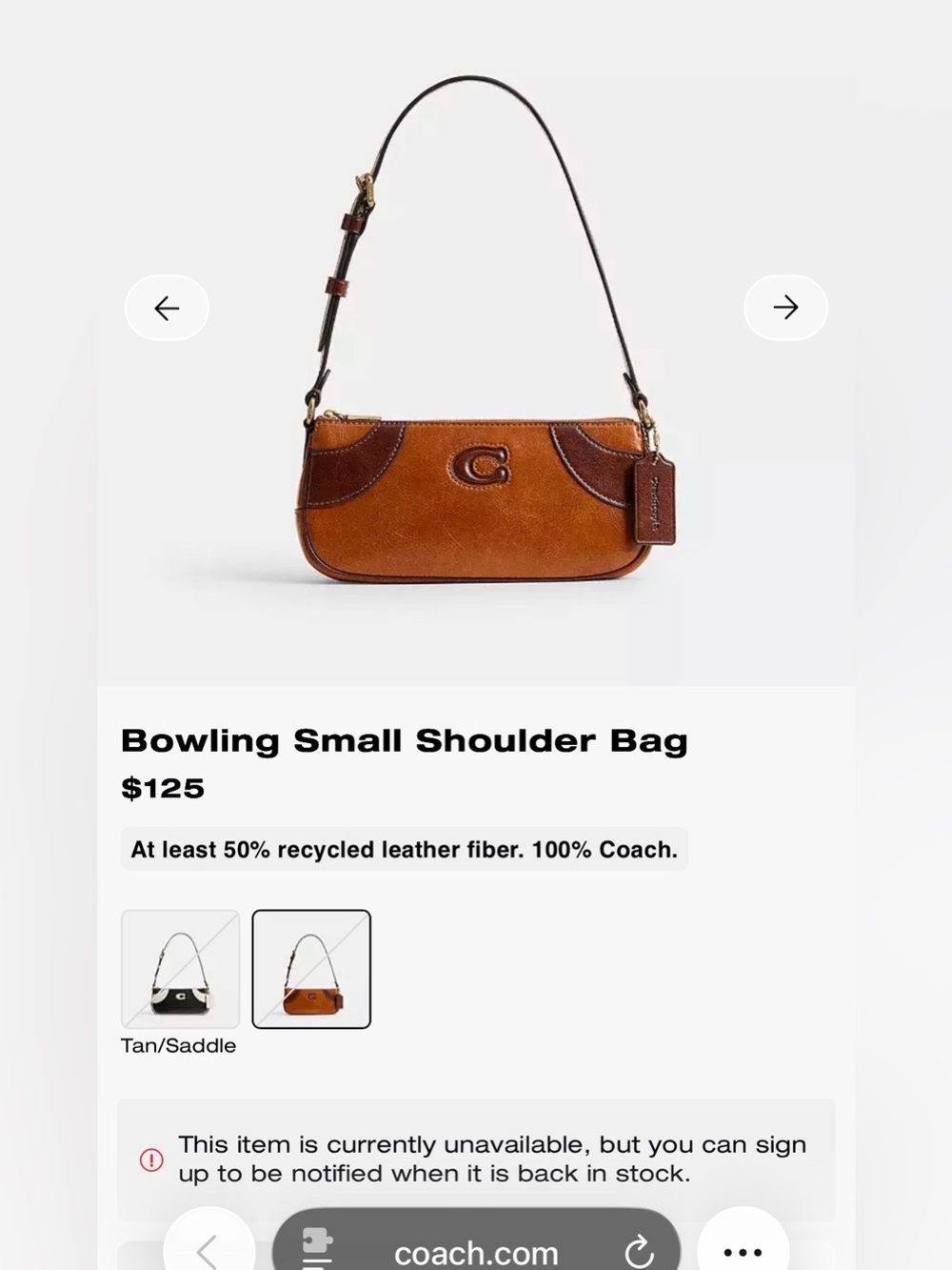 New Coachtopia Bowling Small shoulder bag - Picture 4 of 5
